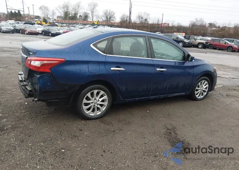 2018 Nissan Sentra Sv из США, поврежденный, VIN 3N1AB7APXJY244235